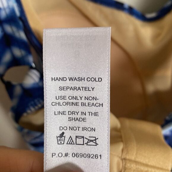 FLARED TANKINI SWIMSUITS FOR ALL- Ode to Denim color- Size 8 - Picture 12 of 15